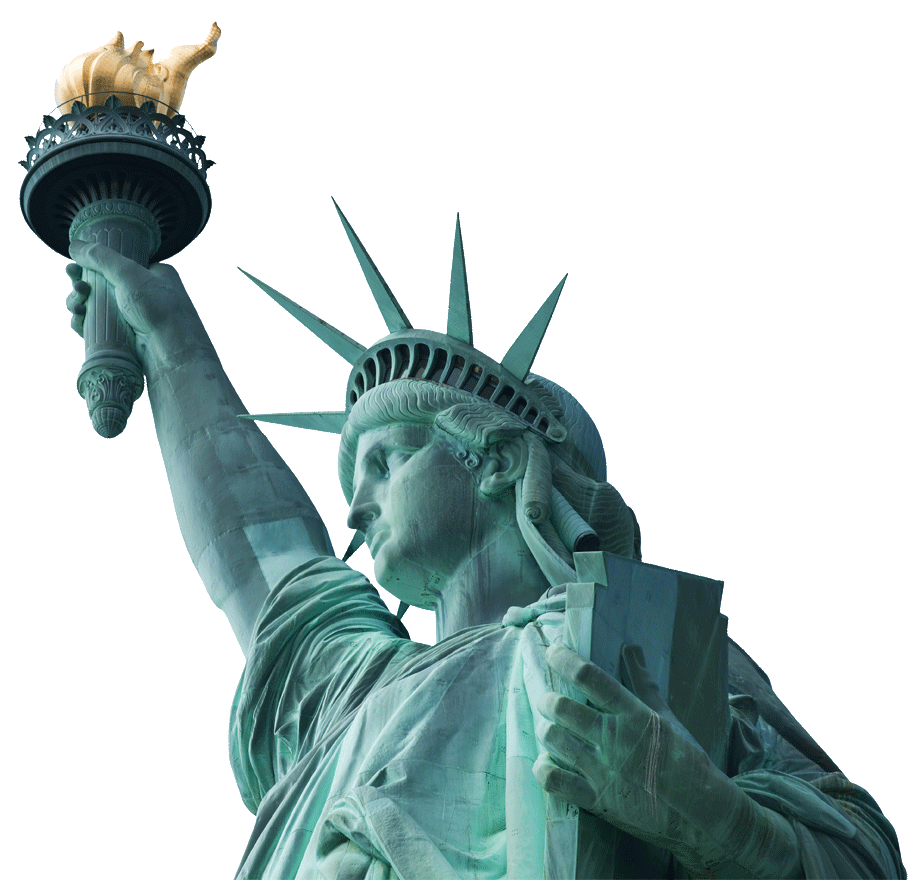 Freiheitsstatue (Ausschnitt) freigestellt (c) iStockphoto für PEHB